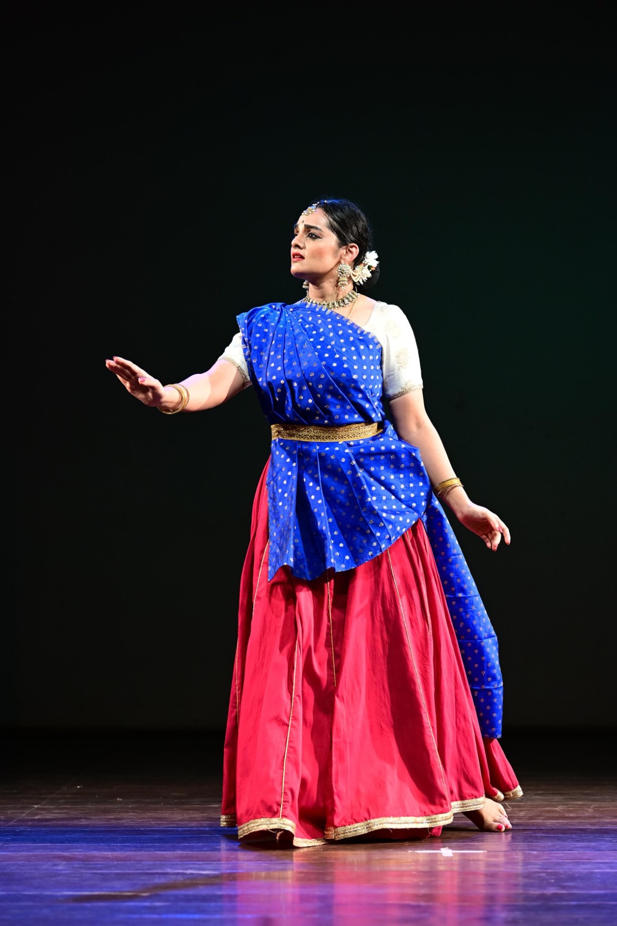 Kathak performance, portrait or community photograph supplied by Meghana Vaibhav.